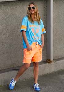 Hammill Co: Tennis Tee - Aqua