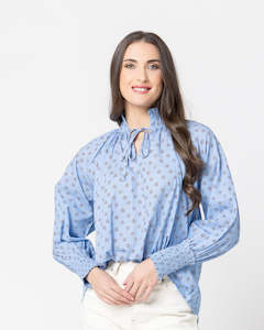 Leila Luca: Encorage Top - Denim Daisy
