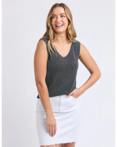 Foxwood 1: Whitby Knit Top / Black