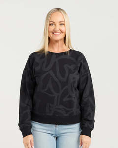 Verona Jumper / Black Hearts