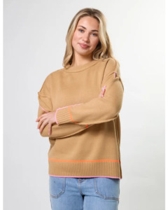 Tops: Dallas Jumper / Maple Sugar Neon