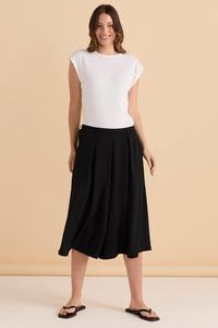 Rae Relaxed Culottes/ Black