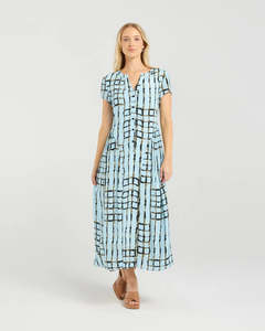 Chrissy Dress - Skyline Plaid