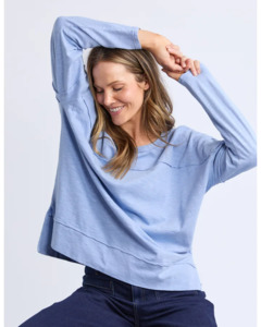 Jayne Throw On Top / Light Blue