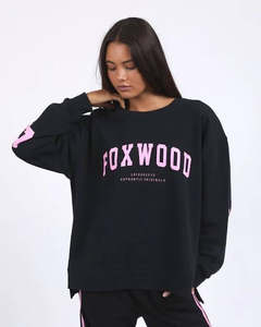 Foxwood 1: Interval Crew / Black With Neon Pink