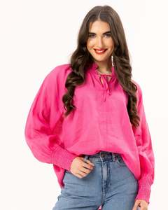 Seeking Lola: Encourage Top / Hot Pink