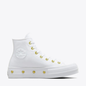 CT Lift Star Studded Hi | Wht/Wht/Gold