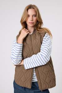 Marlow: Colorado Quilted Vest | Mocha