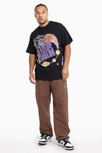 LA Lakers Aerial Assault Tee | Faded Black