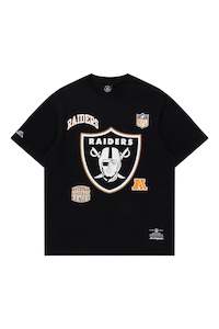 Majestic: Las Vegas Raiders Logomania Tee | Faded Black