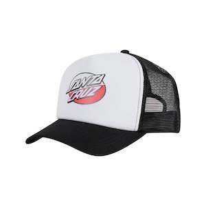 Christmas Gifting: Oval Dot Splice Trucker Cap | Black/White