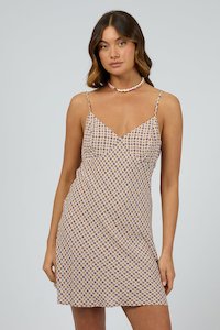 Mini Dresses: Harri Mini Slip Dress | Print
