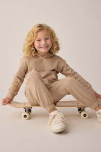 Kids Bottoms 1: Relaxed Sweatpant | Mocha