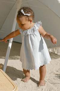 Kids Dresses: Isla Dress | Sky