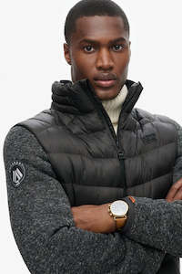 Superdry: Storm Knit Hybrid Padded Jacket