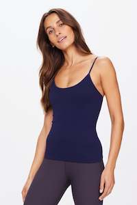 Active Tops Tees: Seamless Hailey Tank Top | Navy