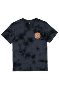 Beware Dot Tie Dye Tee | Black Tie Dye