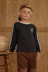 Mini Goals: Jersey Long Sleeve Tee | Black