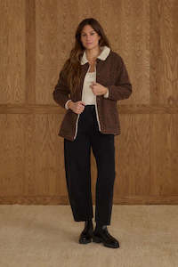 Long Chore Coat| Leopard