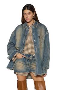 Ksubi: Oversized LS Shirt Dune