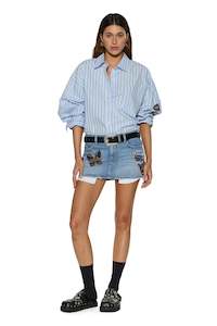 Ksubi: Astra LS Shirt | Stripe Badge