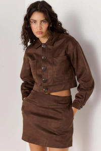 Aston Suede Mini Skirt