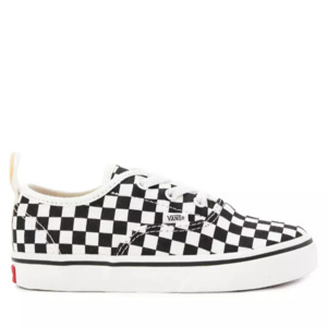 Authentic Elastic Lace Checkerboard - Marshmallow/Blk