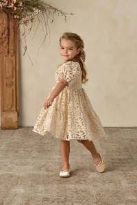 Mini Goals: Chloe Dress | Embroidered Daisy