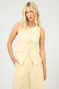 Alessa Linen Vest