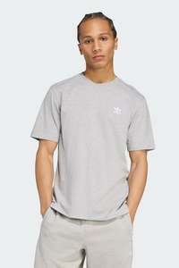 All: Trefoil  Essentials Tee | Medium Grey/Heather White