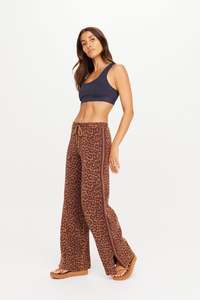 Malawi Tia Knit Pant | Leopard