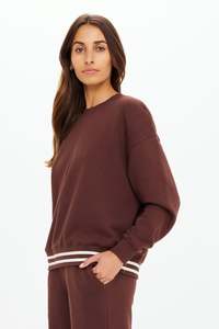 Toluca Lisel Crew Neck Sweater | Cocoa