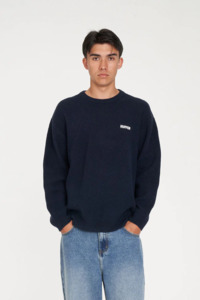 Fleet Knit Crew | Navy