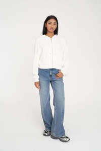 Huffer: Signature Knit Hood | Chalk