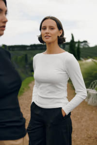 365 LS Jersey Top | Chalk