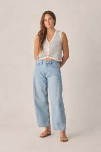 Rylee Cru: WOMEN'S KNIT VEST | MARINE STRIPE