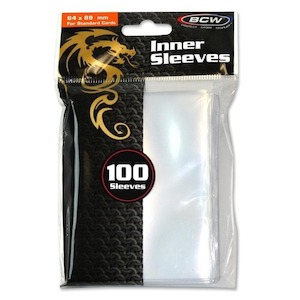 Bcw: BCW | Standard Size Inner Sleeves | 100ct Clear