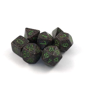 Chessex: CHX 25310 Polyhedral Speckled Earth 7-Die Set