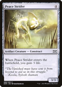 Double Masters: Peace Strider [Double Masters] Foil