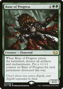 Commander Collection: Bane of Progress [Commander Collection: Green] Foil