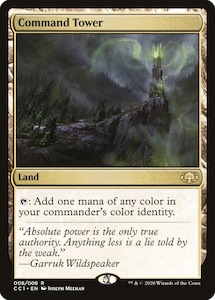 Commander Collection: Command Tower [Commander Collection: Green] Foil