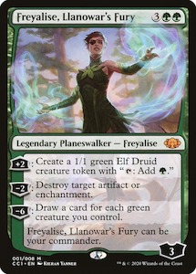Commander Collection: Freyalise, Llanowar's Fury [Commander Collection: Green] Foil
