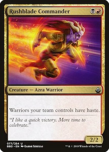 Rushblade Commander [Battlebond] Foil