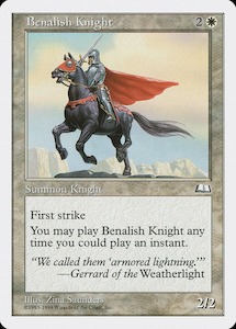 Anthologies: Benalish Knight [Anthologies]