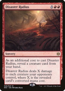 Explorers Of Ixalan: Disaster Radius [Explorers of Ixalan]