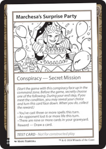 Conspiracy: Marchesa's Surprise Party [Mystery Booster 2 Playtest Cards]