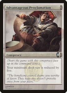 Conspiracy: Advantageous Proclamation [Conspiracy] Foil