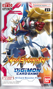 Digimon Tcg: Digimon Card Game Series 10 Xros Encounter BT10 Booster Pack