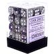 CHX 26832 Gemini 12mm d6 Purple-Steel/White Block (36)