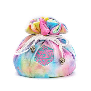 Dice Bag | Multipocket Rainbow Flannel (A06)